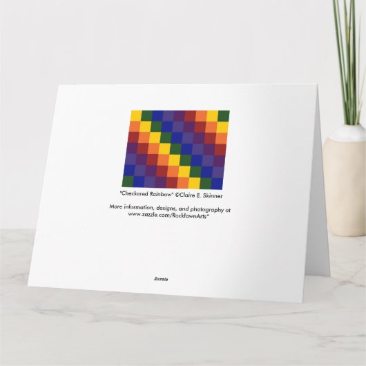 Schachter Regenbogen Karte (Rückseite)