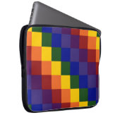 Schachter Regenbogen Laptopschutzhülle (Vorne Rechts)
