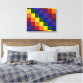 Schachter Regenbogen Leinwanddruck (Insitu (Schlafzimmer))