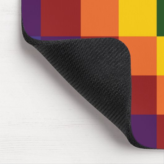 Schachter Regenbogen Mousepad (Ecke)