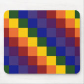 Schachter Regenbogen Mousepad (Vorne)