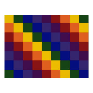 Schachter Regenbogen Poster