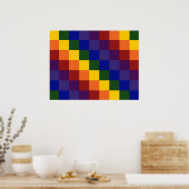 Schachter Regenbogen Poster (Küche)
