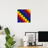 Schachter Regenbogen Poster (Heimbüro)