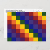 Schachter Regenbogen Postkarte (Vorne/Hinten)