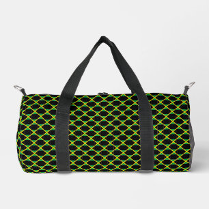 Schachtes jamaikanisches Flaggenmuster Duffle Bag