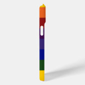 Schachtes Regenbogenmuster Case-Mate iPhone Hülle (Rückseite / Rechts)