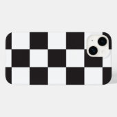 Schachtes Schwarz-Weiß-Mod Case-Mate iPhone Hülle (Rückseite (Horizontal))