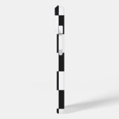Schachtes Schwarz-Weiß-Mod Case-Mate iPhone Hülle (Rückseite / Links)