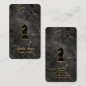 Schachtrainer Visitenkarte (Vorne/Hinten)