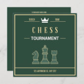 Schachturnier Einladung (Vorne/Hinten)