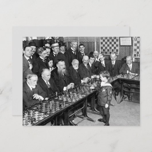 Schachturnier nach Karte (Vorne/Hinten)