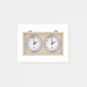 Schachuhr Post-it Klebezettel (Vorderseite)