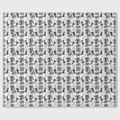 Schachwackelpapier Geschenkpapier (Flach)