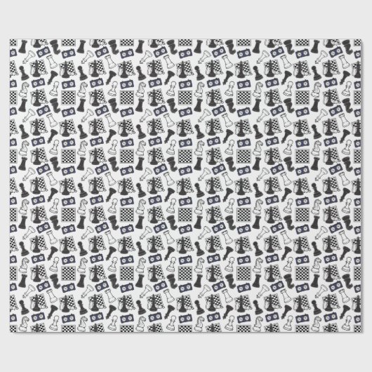 Schachwackelpapier Geschenkpapier (Flach)