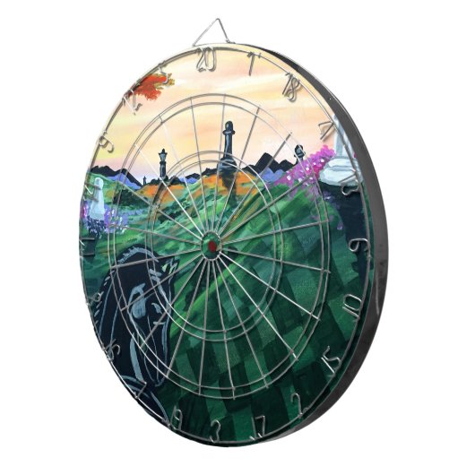 Schachwelt Dartscheibe (Vorderseite rechts)