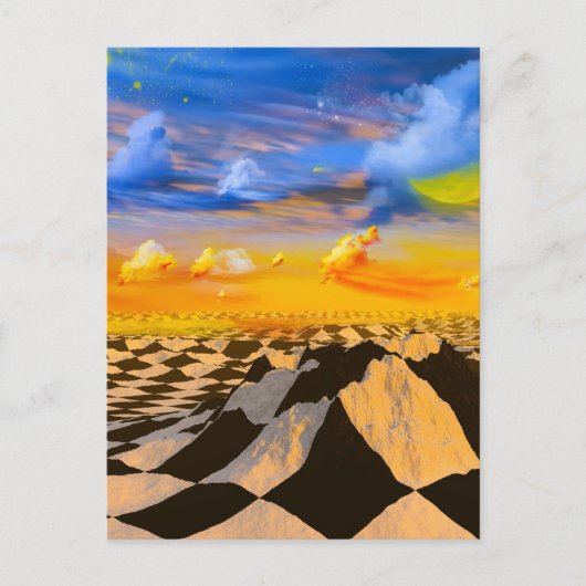 Schachwelt Postkarte (Vorderseite)