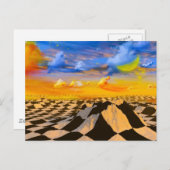 Schachwelt Postkarte (Vorne/Hinten)