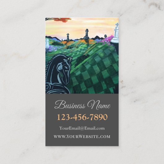 Schachwelt Visitenkarte (Rückseite)