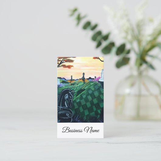 Schachwelt Visitenkarte (Stehend Vorderseite)