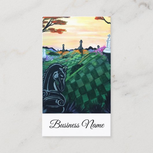 Schachwelt Visitenkarte (Vorderseite)