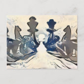 Schachwinters Postcard Postkarte (Vorderseite)