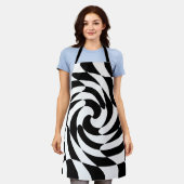 Schachwirbel Schürze (Getragen)