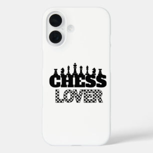 Schachwort Schwarze Teile Lover Board Design iPhone 16 Hülle