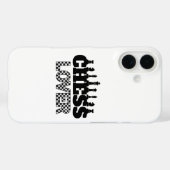 Schachwort Schwarze Teile Lover Board Design Case-Mate iPhone Hülle (Rückseite (Horizontal))