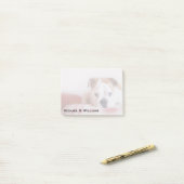 Schade-Englisch-Bulldog-Welpe Post-it Klebezettel (Auf Schreibtisch)