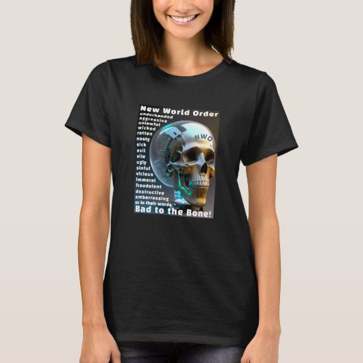 Schade für den (dunklen) T - Shirt (Vorderseite)