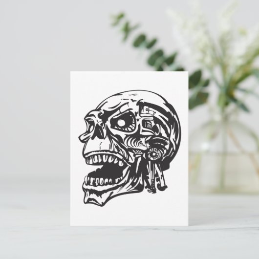 Schädel 134 postkarte (Stehend Vorderseite)