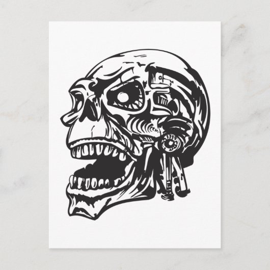 Schädel 134 postkarte (Vorderseite)