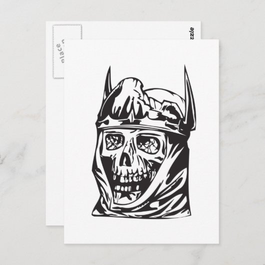 Schädel 137 postkarte (Vorne/Hinten)