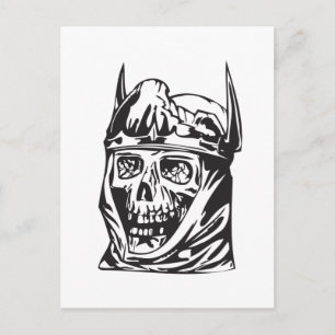 Schädel 137 postkarte