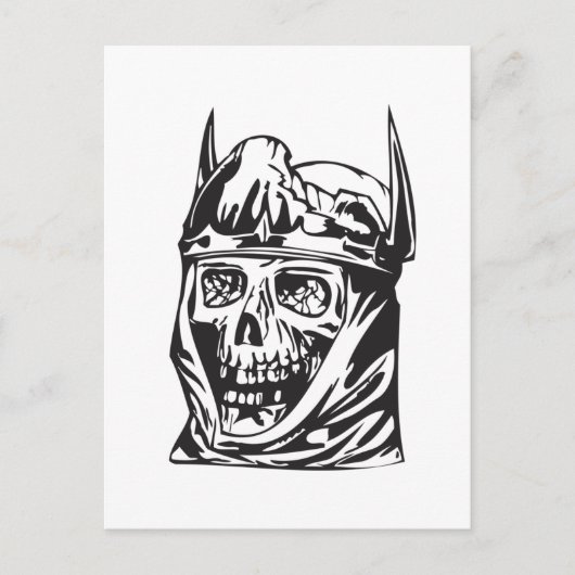 Schädel 137 postkarte (Vorderseite)