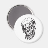 Schädel 159 magnet (Vorderseite/Rückseite)