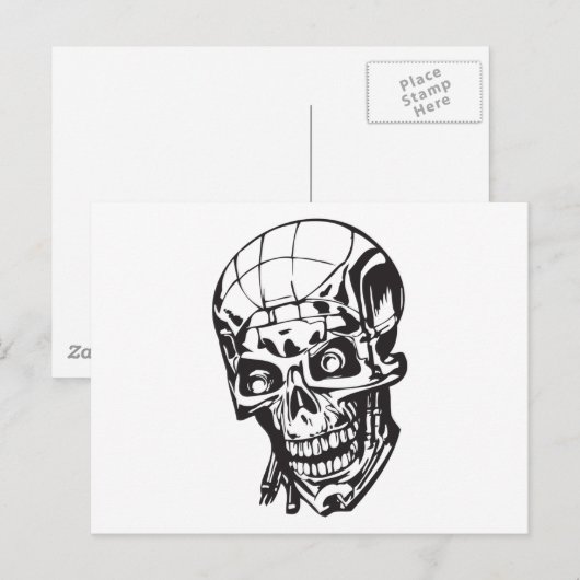 Schädel 159 postkarte (Vorne/Hinten)