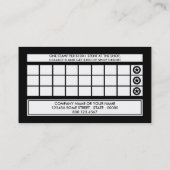 SCHÄDEL 3dots Loyalitäts-Programm Treuekarte (Rückseite)