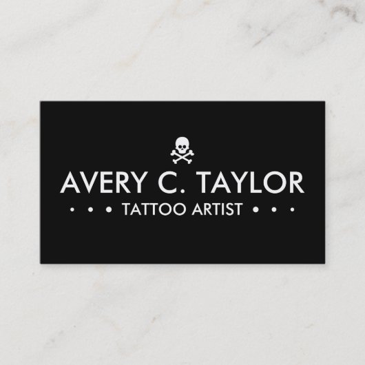 SCHÄDEL 3dots Loyalitäts-Programm Treuekarte (Vorderseite)