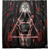 Schädel 888 duschvorhang (Vorderseite)