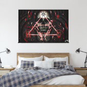 Schädel 888 leinwanddruck (Insitu (Schlafzimmer))