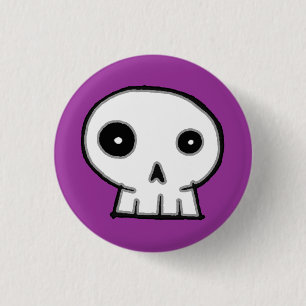 Schädel 9-Purple Button