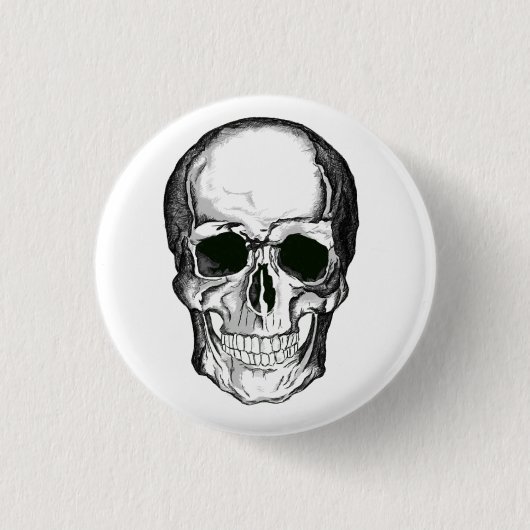 Schädel-Abzeichen Button (Vorderseite)