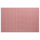 Schädel auf Rot gekämmtem Baumwollgewebe Stoff (Fat Quarter (45,7 x 55,9 cm))