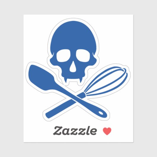 Schädel Aufkleber (Blatt)