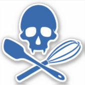 Schädel Aufkleber (Vorderseite)