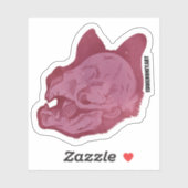 Schädel Aufkleber (Blatt)