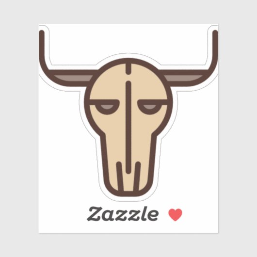 Schädel Aufkleber (Blatt)