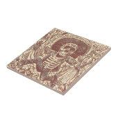 Schädel aus Oaxaca, La Calavera Oaxaqueña Fliese (Seite)
